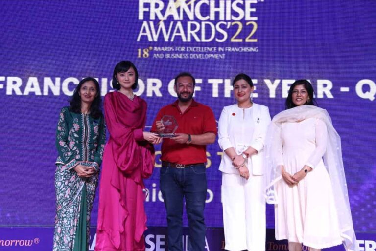 News Correspondent, Sneha Nair covers “Best Franchiser Award” story for the year 2022