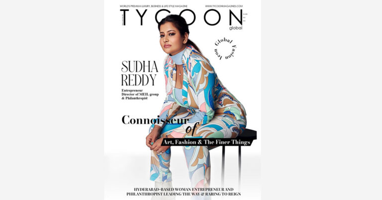 Hyderabad’s Impresario Sudha Reddy graces Tycoon Global Cover