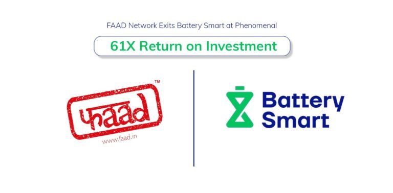FAAD Network Exits Battery Smart at Phenomenal 61x Return on Investment